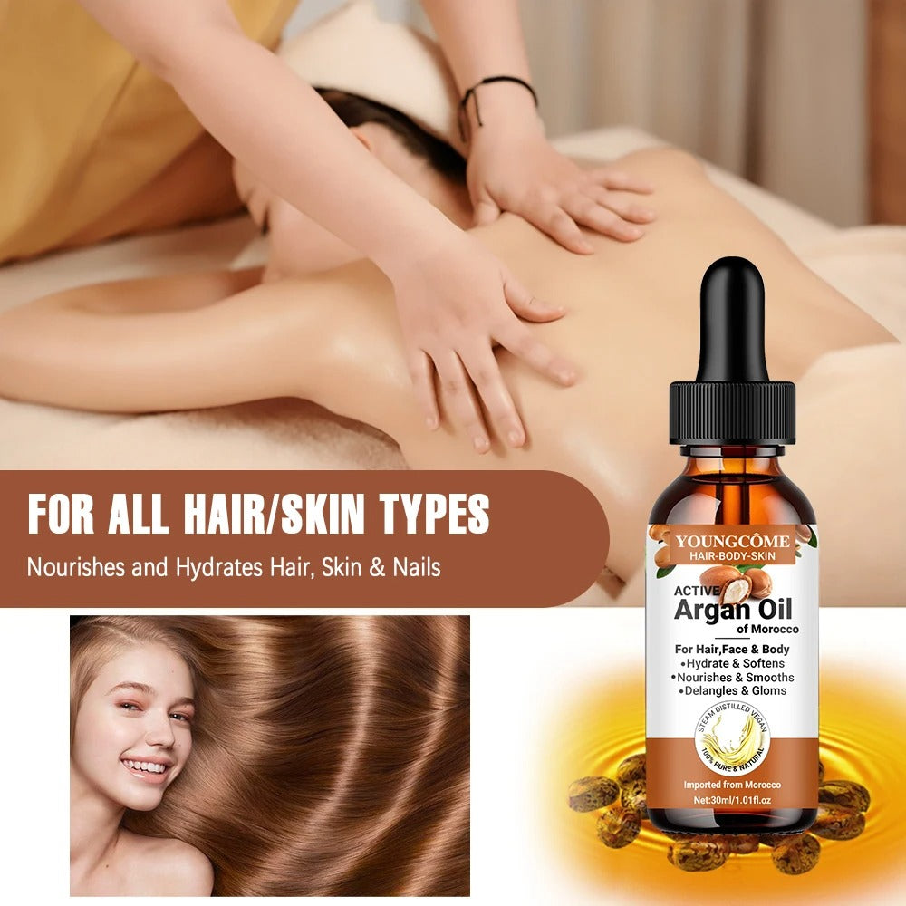 Moroccan Argan Hair & Skin Care Oil
